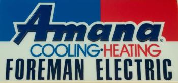 Amana Cooling Heating Foreman Electric