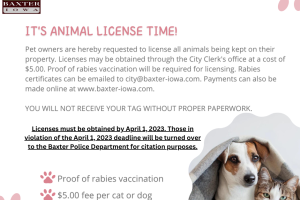 Animal Licenses